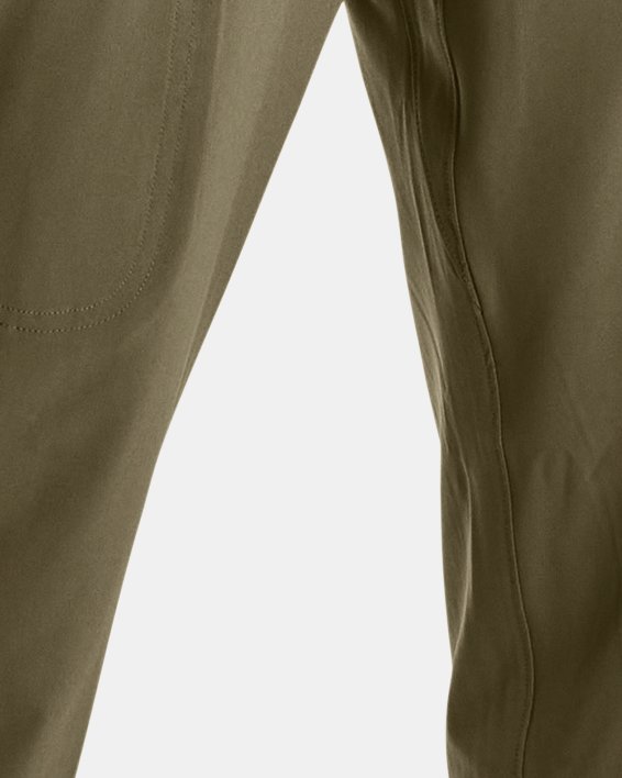 Men's UA RUSH™ Woven Tearaway Pants in Green image number 4