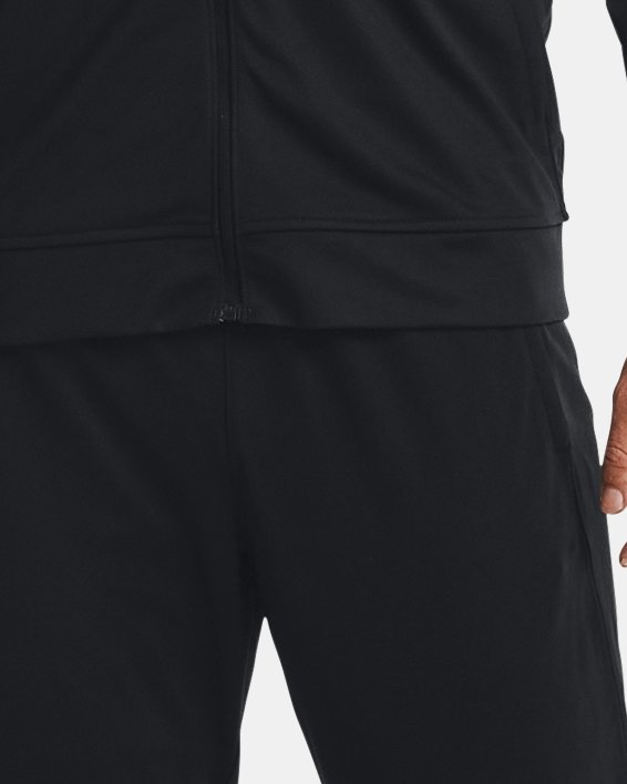 Men's UA Pique Track Pants, Black, pdpMainDesktop image number 2