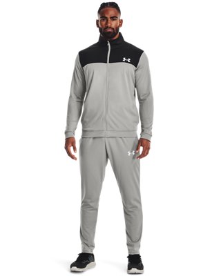 grey under armour tracksuit