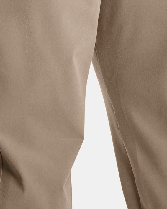 Men's UA Stretch Woven Pants, Brown, pdpMainDesktop image number 1