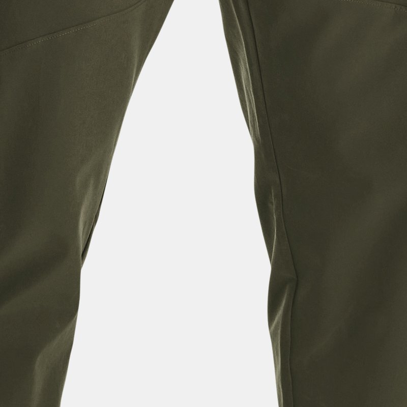 Men's  Under Armour  Stretch Woven Pants Marine OD Green / Black S