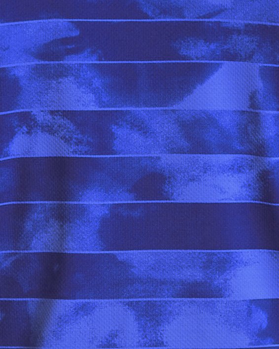 Men's UA Iso-Chill Fog Stripe Polo, Blue, pdpMainDesktop image number 1