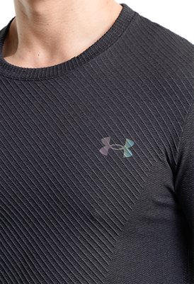 남성 UA RUSH&trade; HeatGear&reg; 심리스 크루 image number 4