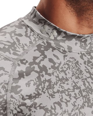 Men's ColdGear&reg; Infrared Printed Long Sleeve Golf Mock image number 3