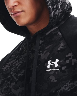 Men's UA Rival Fleece Camo Script Hoodie Under Armour