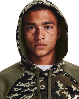Men's UA Rival Fleece Camo Script Hoodie | Under Armour