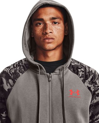 Men's UA Rival Fleece Camo Script Full-Zip | Under Armour