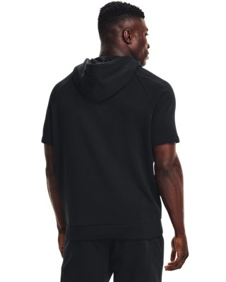 Men's UA Rival Fleece Signature Short Sleeve Hoodie image number 1