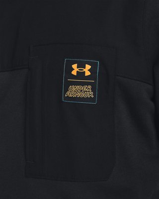 Men's UA Rival Terry Scribble Crew image number 3