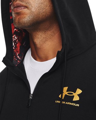 เสื้อฮู้ด UA CNY Rival Fleece Full Zip สำหรับผู้ชาย image number 3