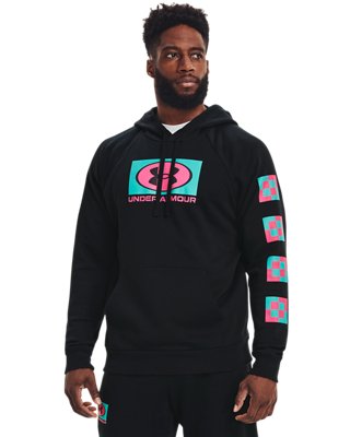 Men's UA Rival Fleece Geo Hoodie | Under Armour