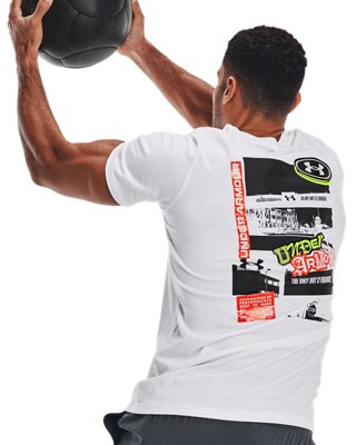 남성 UA 스티커 캠퍼스 반팔 image number 0