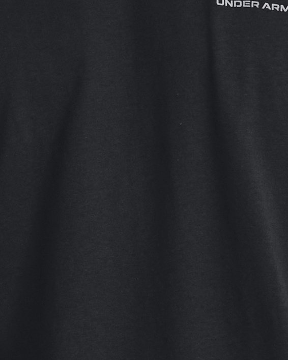 Men's UA ABC Camo Fill Wordmark Short Sleeve, Black, pdpMainDesktop image number 0