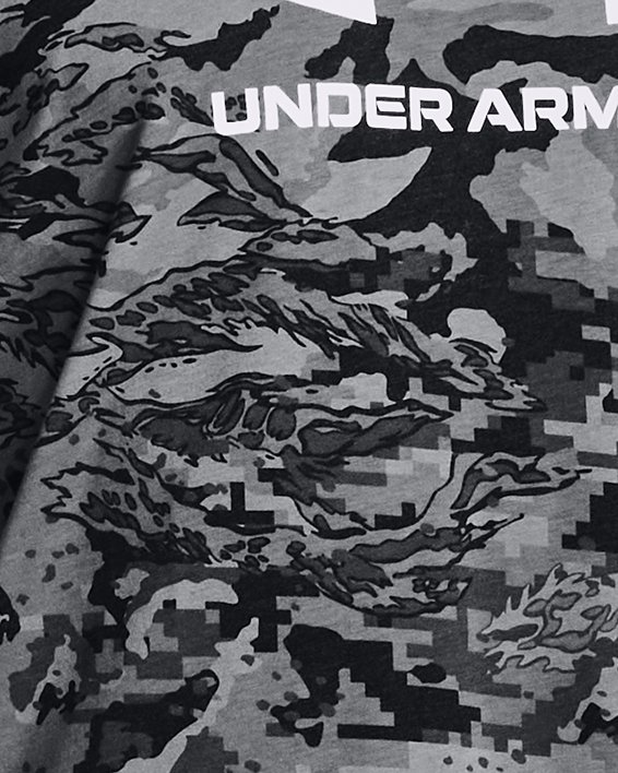 Men's UA ABC Camo Long Sleeve in Black image number 0