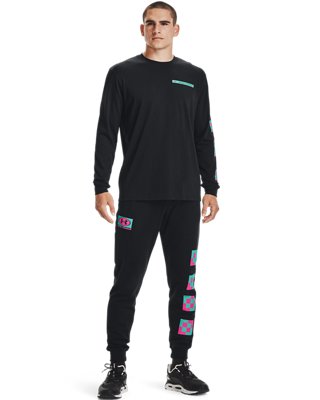 男士UA CNY Heavyweight長袖T恤 image number 2