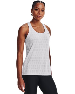 Under Armour Women's UA Velocity Wordmark Jacquard Tank