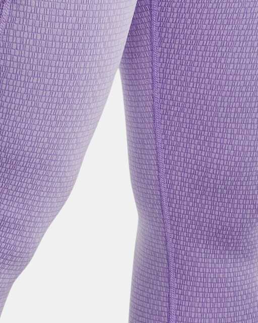 Under Armour Yoga Pants Womens Large Capri Purple Tie Dye Polaris