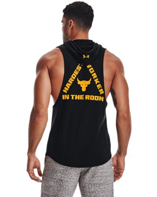 Men's Project Rock Sleeveless Hoodie image number 2
