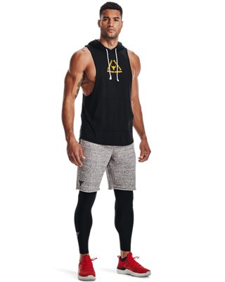 Men's Project Rock Sleeveless Hoodie image number 3