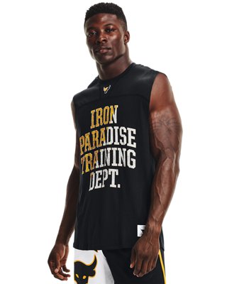 男士Project Rock Cutoff T恤 image number 1