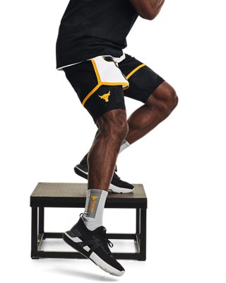 Men's Project Rock Camo Compression Shorts image number 0