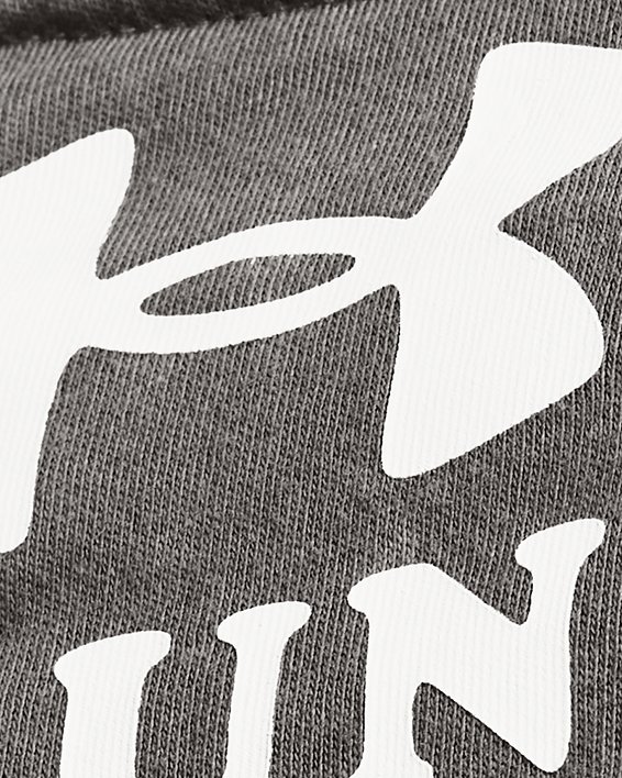 Damen UA Keep Run Weird Shirt mit Grafik, kurzärmlig, Gray, pdpMainDesktop image number 3