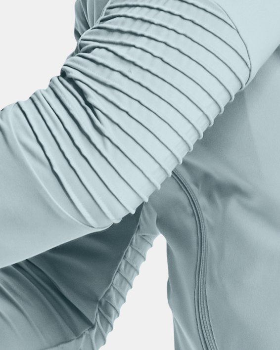 Damen UA RUSH™ Engineered Form Oberteil mit durchgehendem Zip, Blue, pdpMainDesktop image number 2