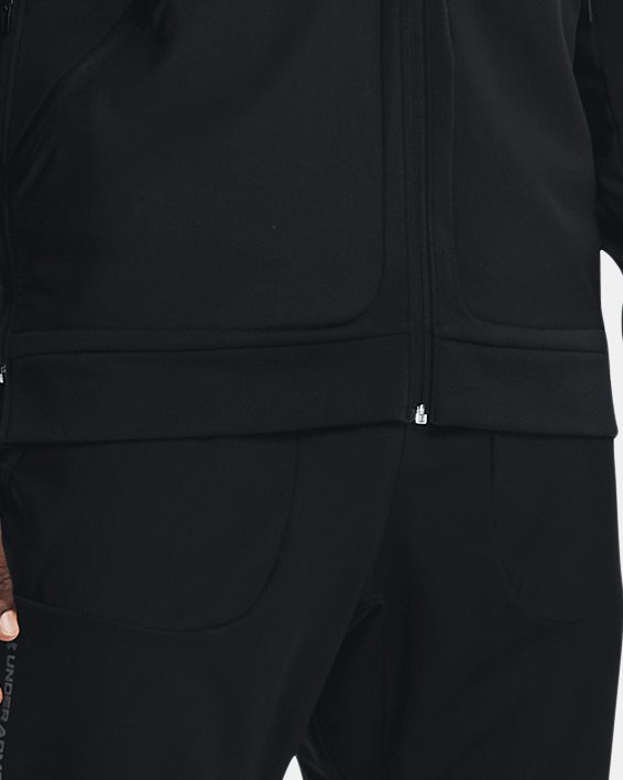 Sweat à capuche entièrement zippé tout usage UA RUSH™ pour homme, Black, pdpMainDesktop image number 2