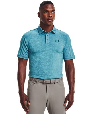 Under armour collarless golf shirts sales