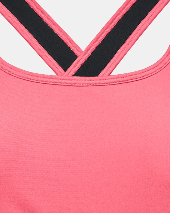 Sujetador deportivo Armour® Mid Crossback Run para mujer, Pink, pdpMainDesktop image number 9