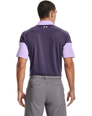 남성 UA 티 투 그린 블록드 폴로 image number 1