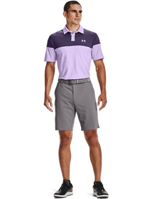 남성 UA 티 투 그린 블록드 폴로 image number 2