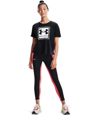 Women's UA Glow Graphic T-Shirt image number 2