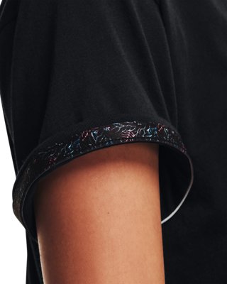 Women's UA Glow Graphic T-Shirt image number 3