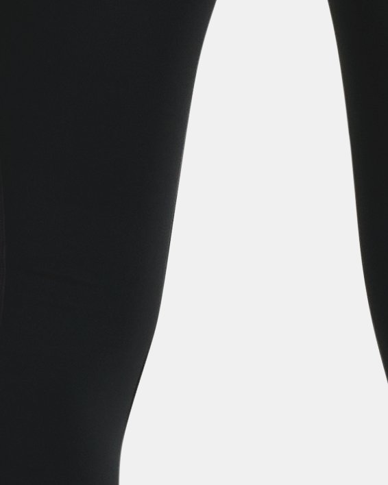 女士UA RUSH™ No-Slip Waistband中褲 in Black image number 1