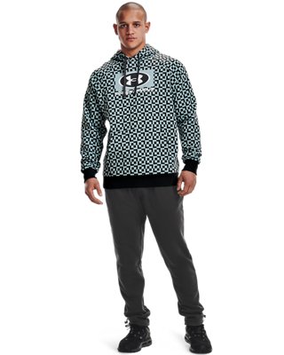 Men's UA Rival Fleece Geo Print Hoodie image number 2