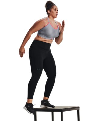 Women's UA RUSH&trade; HeatGear&reg; No-Slip Waistband Full-Length Leggings image number 3