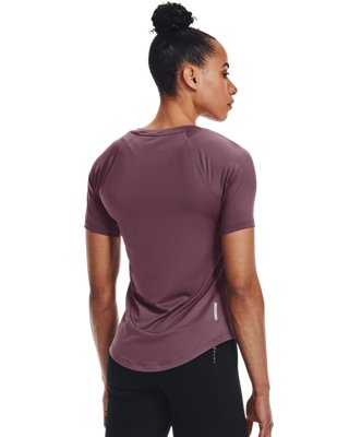 Women's UA RUSH&trade; HeatGear&reg; Mesh Short Sleeve image number 2