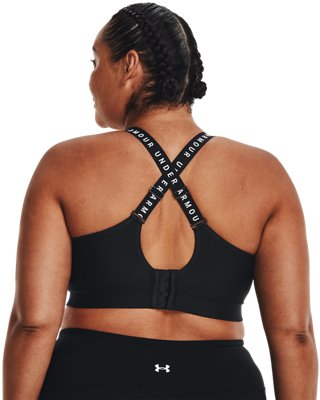 Women's UA Infinity Mid Covered Sports Bra image number 1