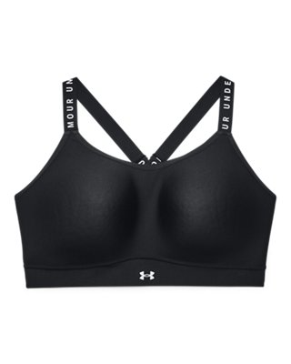 Women's UA Infinity Mid Covered Sports Bra image number 2