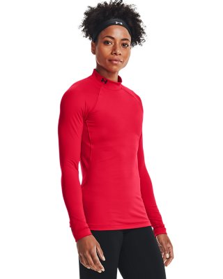 under armour women's coldgear fitted long sleeve crew
