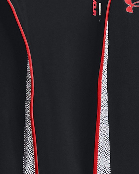 Men's UA RUSH™ Fleece No Limits Full-Zip Hoodie, Black, pdpMainDesktop image number 0