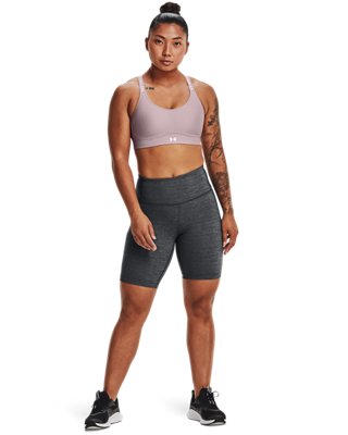 Women's UA Meridian Heathered Bike Shorts image number 2
