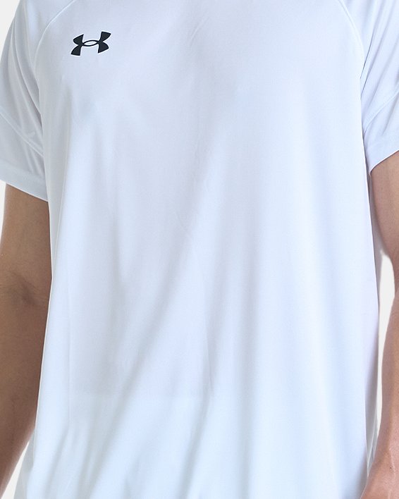 เสื้อแขนสั้น UA Golazo 3.0 สำหรับผู้ชาย in White image number 4