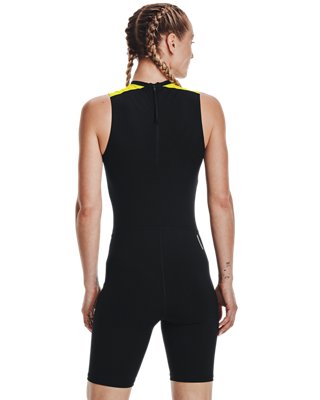 Women's UA RUSH&trade; HeatGear&reg; 80's Pack Short Bodysuit image number 1