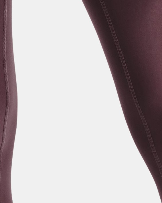 Women's HeatGear® No-Slip Waistband Ankle Leggings, Purple, pdpMainDesktop image number 0