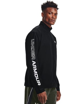 Herren Under Armour OutRun The Rain II Jacke Schwarz / Weiß / Reflektierend L