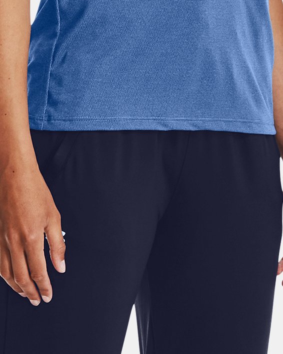 Women's HeatGear® Pants, Blue, pdpMainDesktop image number 2