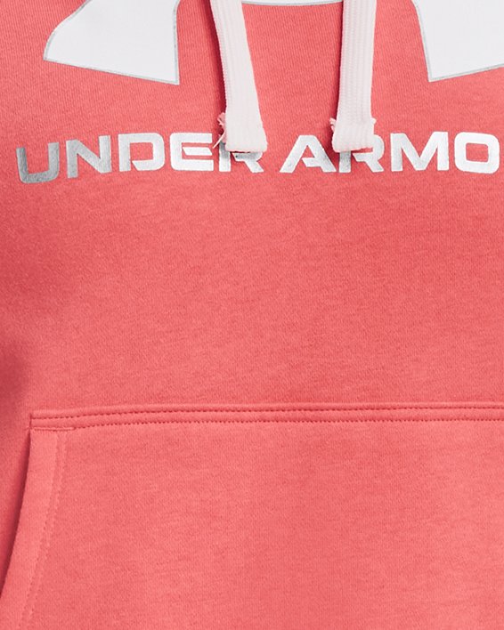 Women's UA Rival Fleece Big Logo Foil Outline Hoodie | Under Armour