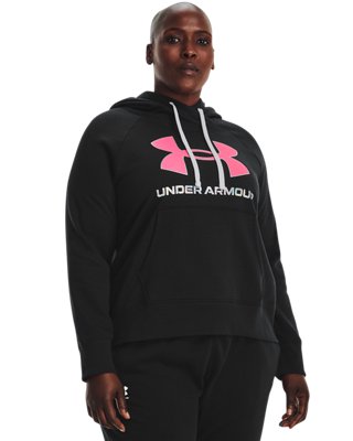 Women's UA Rival Fleece Big Logo Foil Outline Hoodie | Under Armour